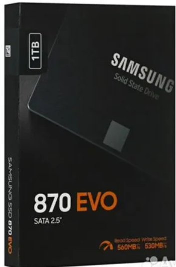 SSD накопитель Samsung 870EVO 1 тб SATA III new